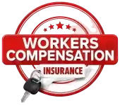 Workers’ compensation and fully insured badge for professional gutter service in Smithtown